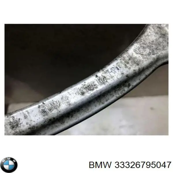 Brazo transversal izquierdo de suspensión trasera BMW 33326795047