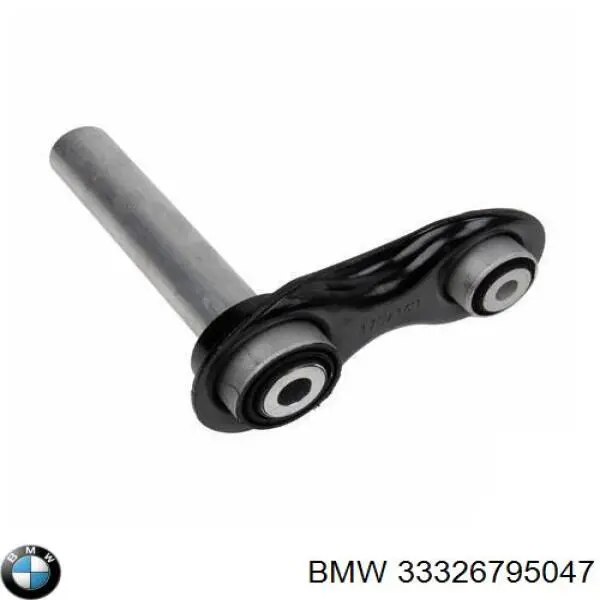 Brazo transversal izquierdo de suspensión trasera 33326795047 BMW