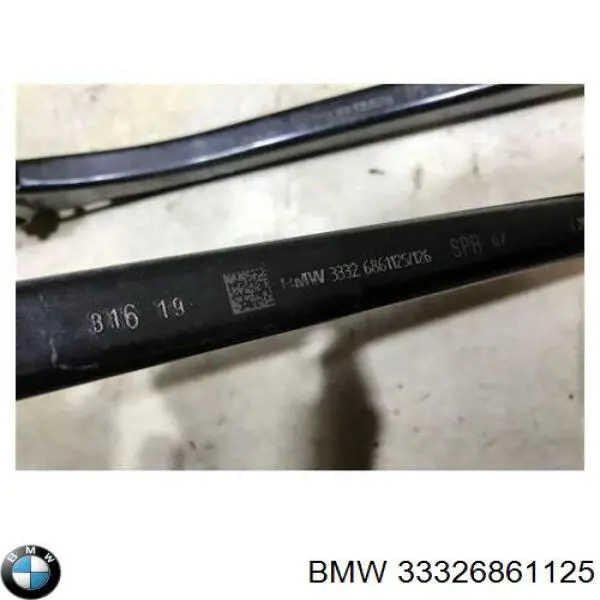Brazo transversal izquierdo de suspensión trasera BMW 33326861125