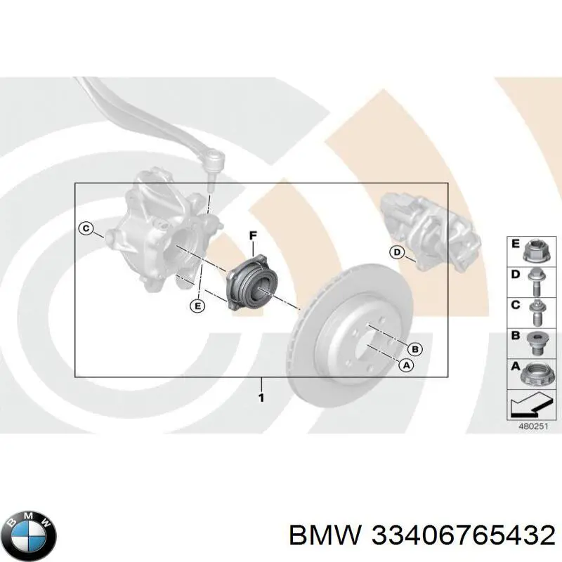 Comprar 33406765432 BMW Cojinete de rueda trasero