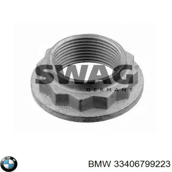 33406799223 BMW tuerca, cubo de rueda trasero