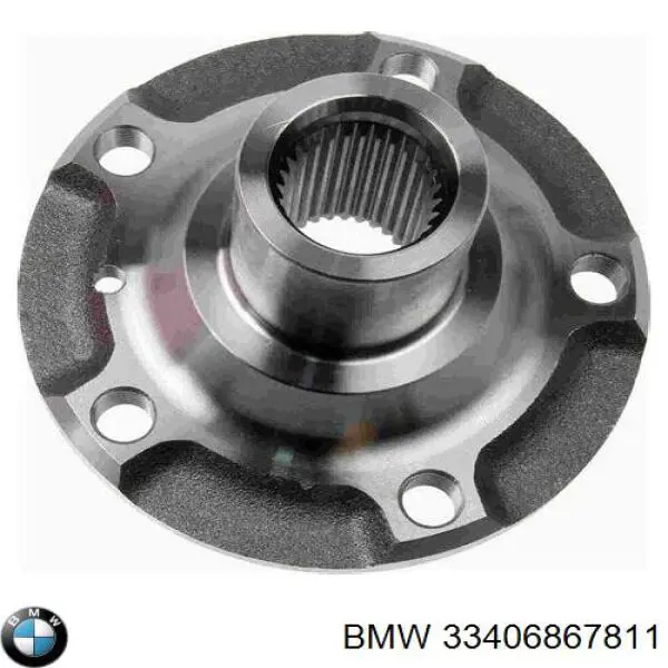 33406867811 BMW cubo de rueda trasero