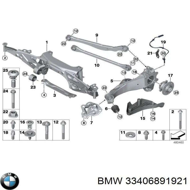 Buje de rueda BMW 33406891921 precio, desde 119,06 EUR