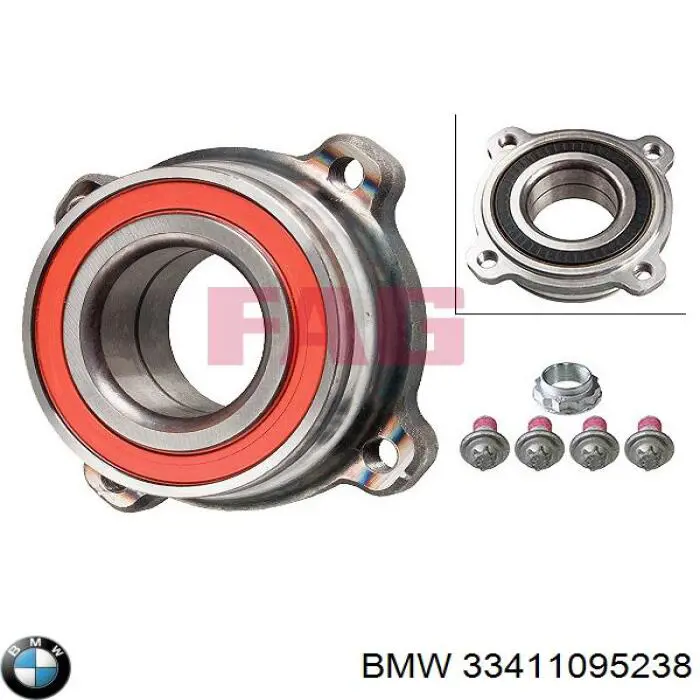 33411095238 BMW cojinete de rueda trasero