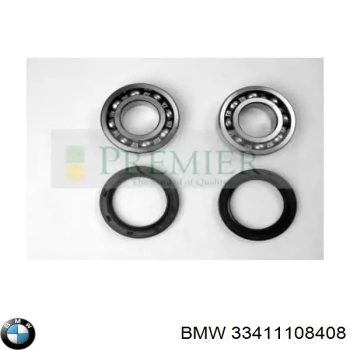 33411108408 BMW Rodamiento de rueda trasera
