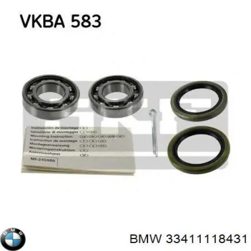 33411118431 BMW suspensión, árbol de transmisión