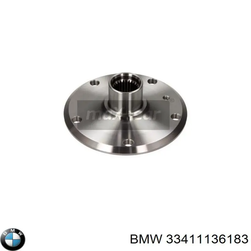 33411136183 BMW cubo de rueda trasero