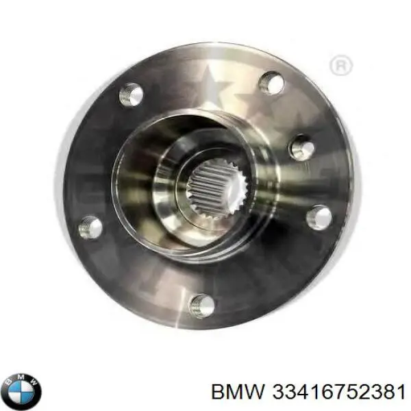 33416752381 BMW cubo de rueda trasero