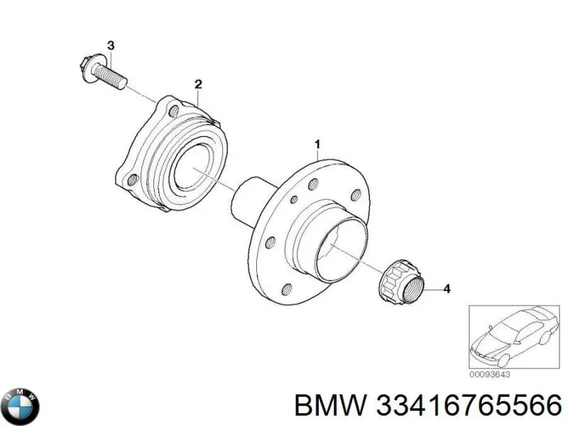 Buje de rueda BMW 7 sedán (E65, E66, E67) (2001 - 2008) precio, desde 117,60 EUR