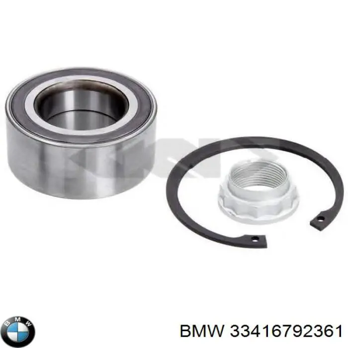 33416792361 BMW cojinete de rueda trasero