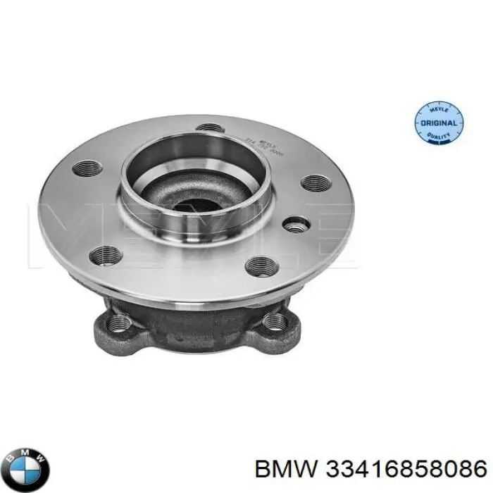 Cubo de rueda trasero KLTBM033 NTY