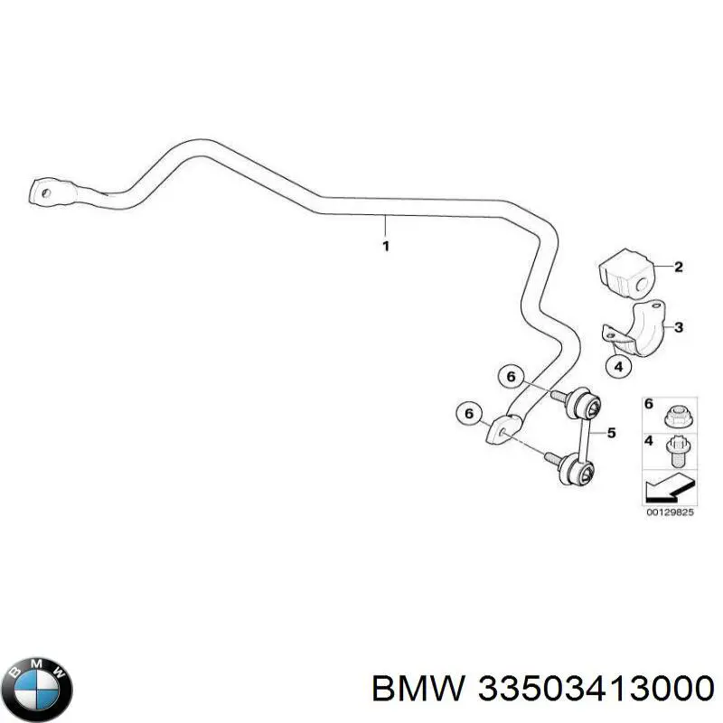 33503413000 BMW estabilizador trasero