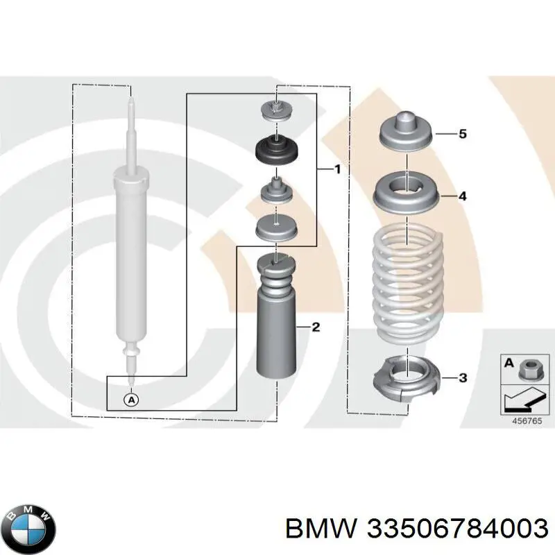 33506784003 BMW tuerca, colector de escape