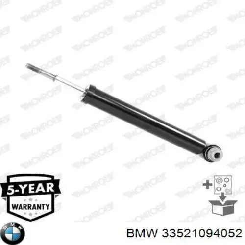Amortiguador trasero 33521094052 BMW