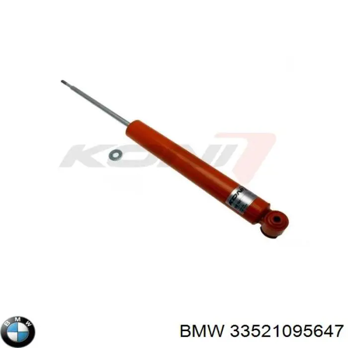 Amortiguador trasero 33521095647 BMW