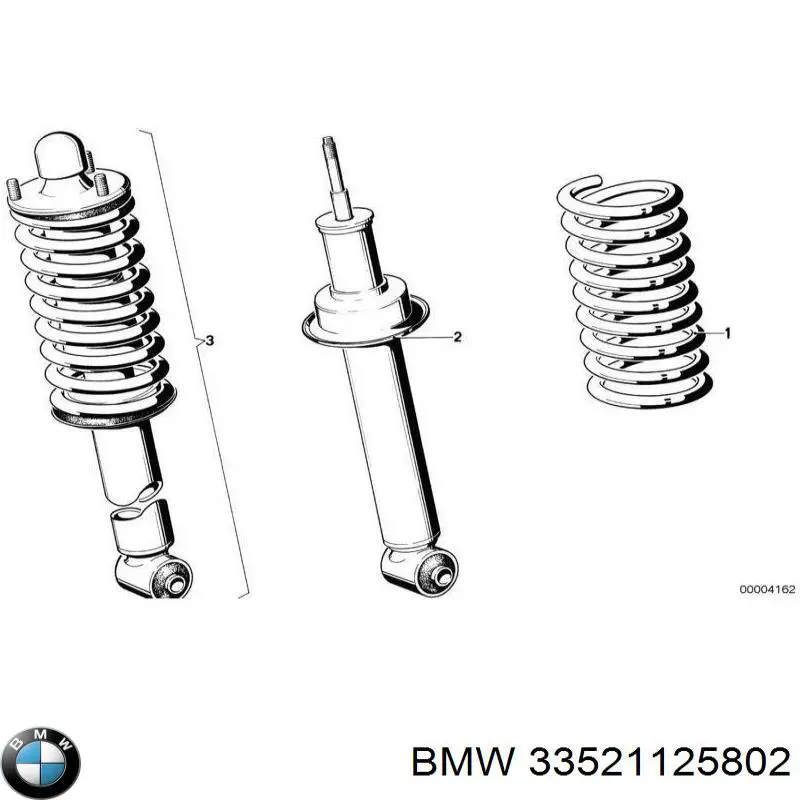 Amortiguadores posteriores para BMW 5 (E28)
