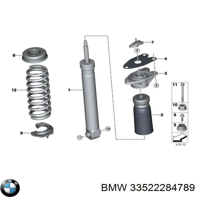 24244060 Bilstein Amortiguadores posteriores