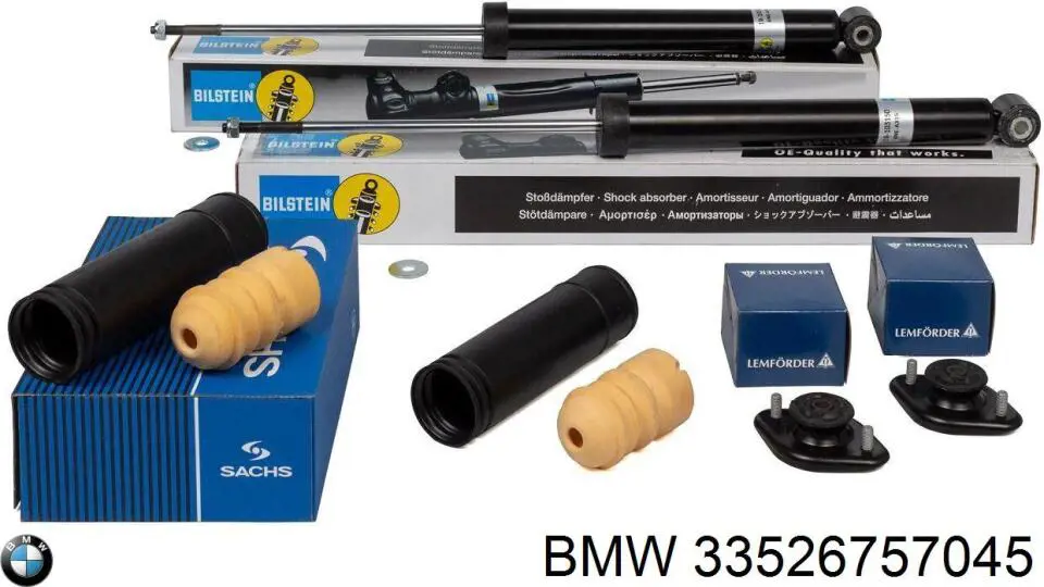 Amortiguador trasero 33526757045 BMW