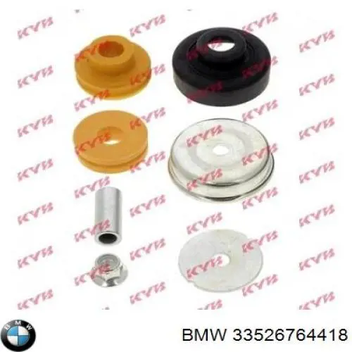 Comprar 33526764418 BMW Plato superior metálico del resorte trasero