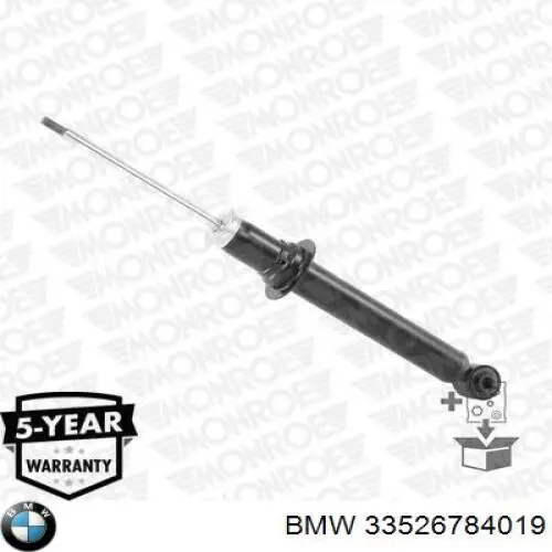 Amortiguador trasero 33506863902 BMW