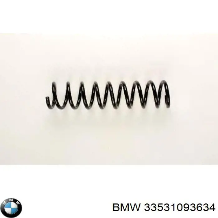 33531093634 BMW muelle de suspensión eje trasero