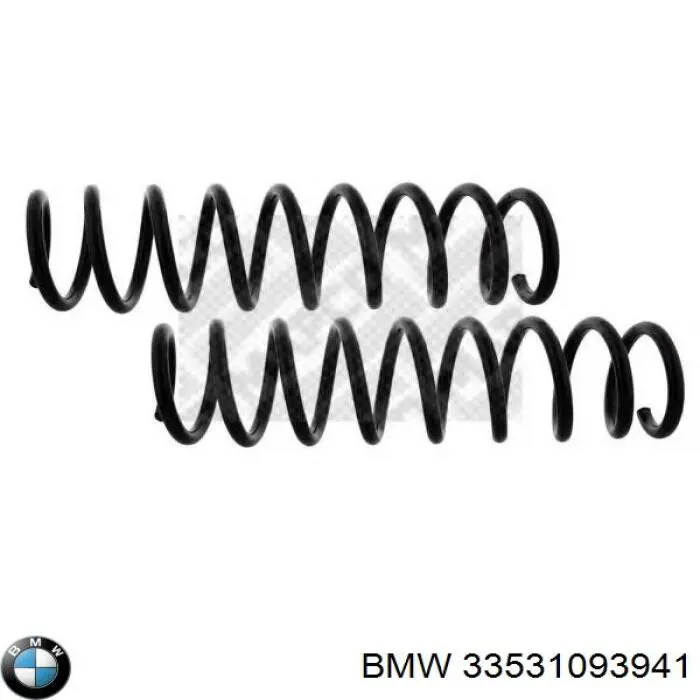 Muelle de suspensión trasero BMW 33531093941 precio, desde 52,41 EUR