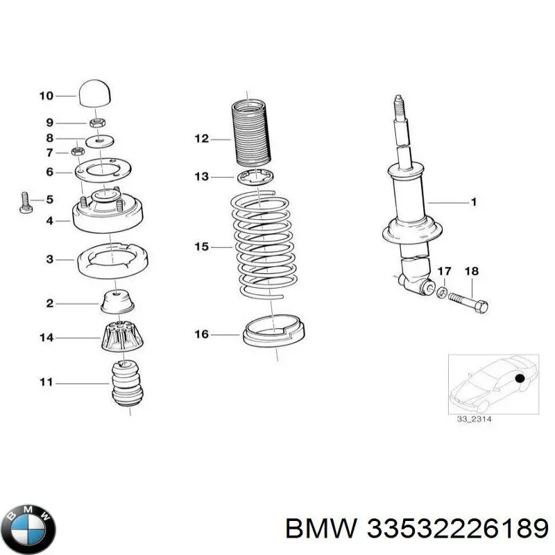 33532226189 BMW