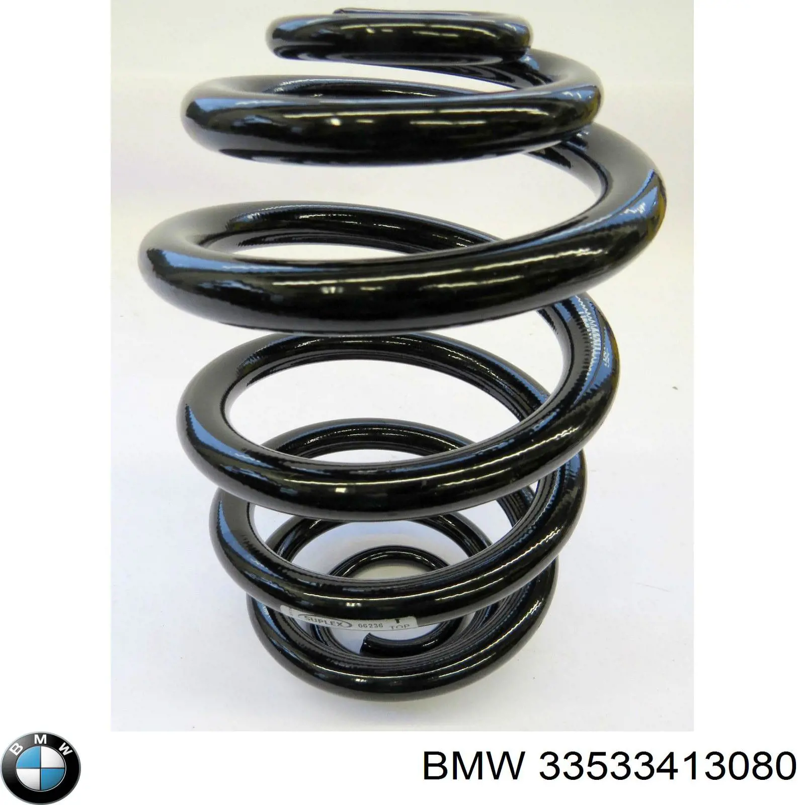 33533413080 BMW muelle de suspensión eje trasero