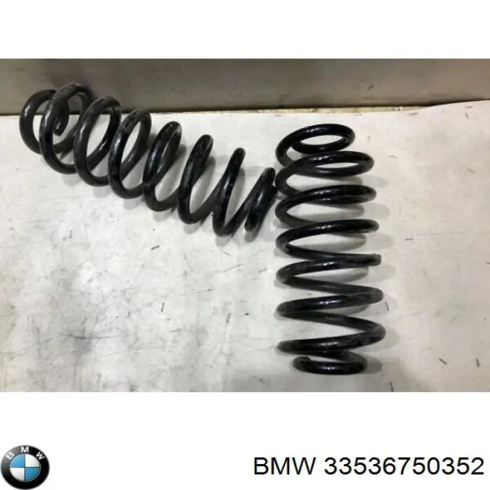 33536750352 BMW muelle de suspensión eje trasero