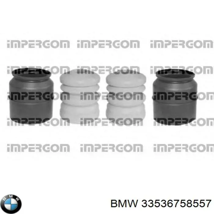 Caperuza protectora/fuelle, amortiguador trasero para BMW 7 (E65, E66, E67)
