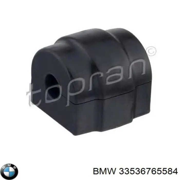 Buje de barra estabilizadora trasera 33536765584 BMW