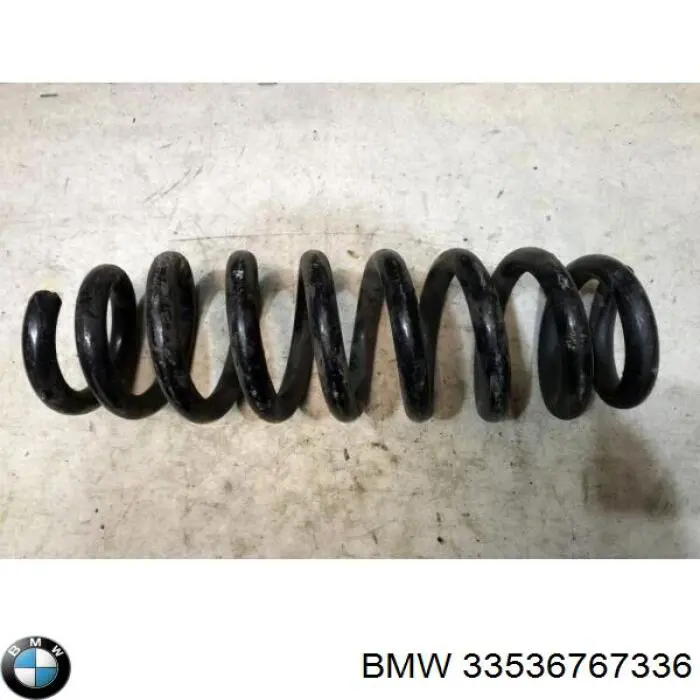 33536767336 BMW muelle de suspensión eje trasero