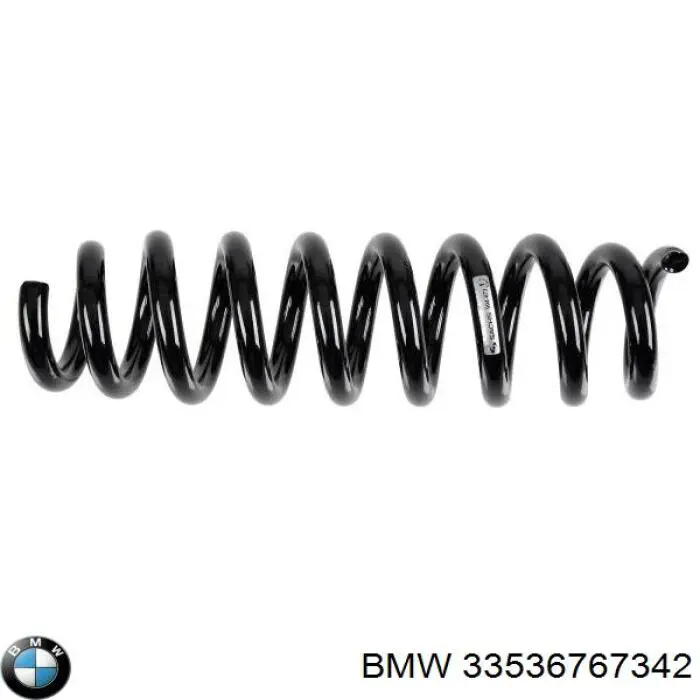 33536767342 BMW muelle de suspensión eje trasero