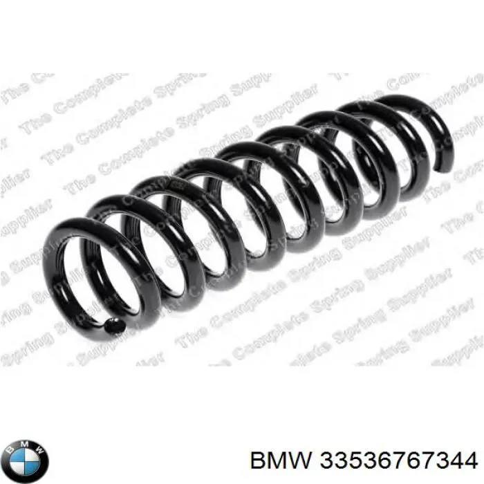 33536767344 BMW muelle de suspensión eje trasero