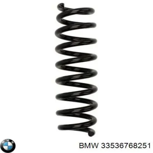 33536768251 BMW muelle de suspensión eje trasero