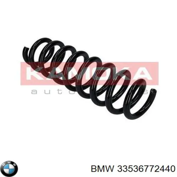 33536772440 BMW muelle de suspensión eje trasero