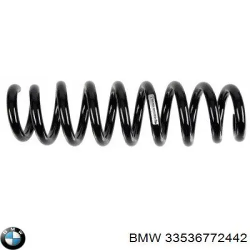 33536772442 BMW muelle de suspensión eje trasero