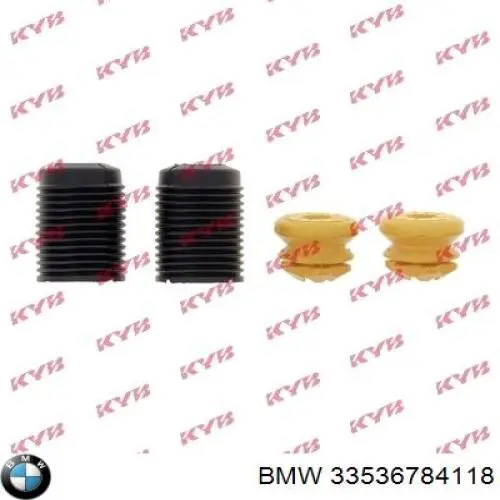 Tope de amortiguador trasero, suspensión + fuelle BMW 33536784118