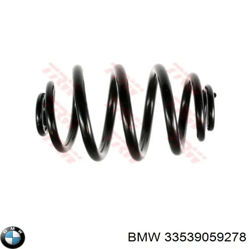 33539059278 BMW muelle de suspensión eje trasero