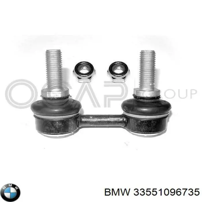 Bieleta estabilizadora trasera 33551096735 BMW