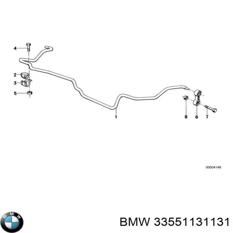 Soporte estabilizador BMW 33551131131 precio, desde 11,46 EUR