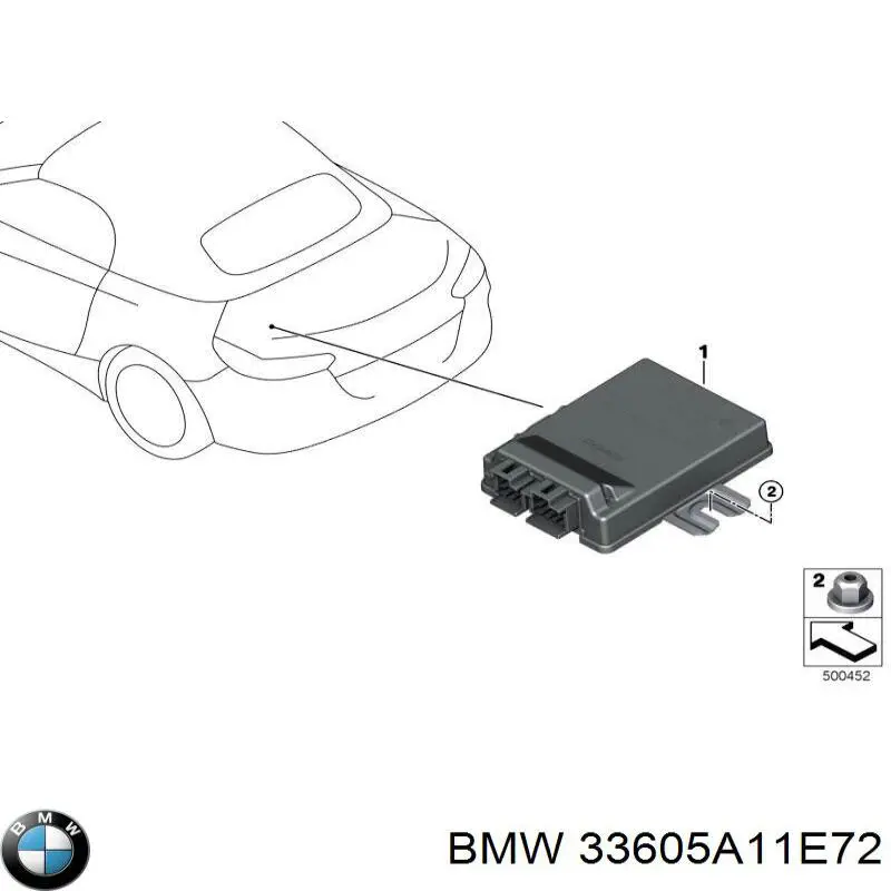 Comprar 33605A533E1 BMW Módulo de control de tracción total