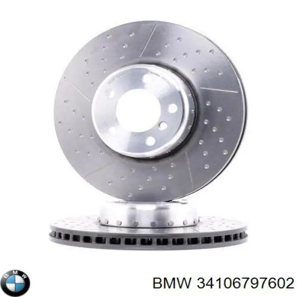 34106797602 BMW freno de disco delantero