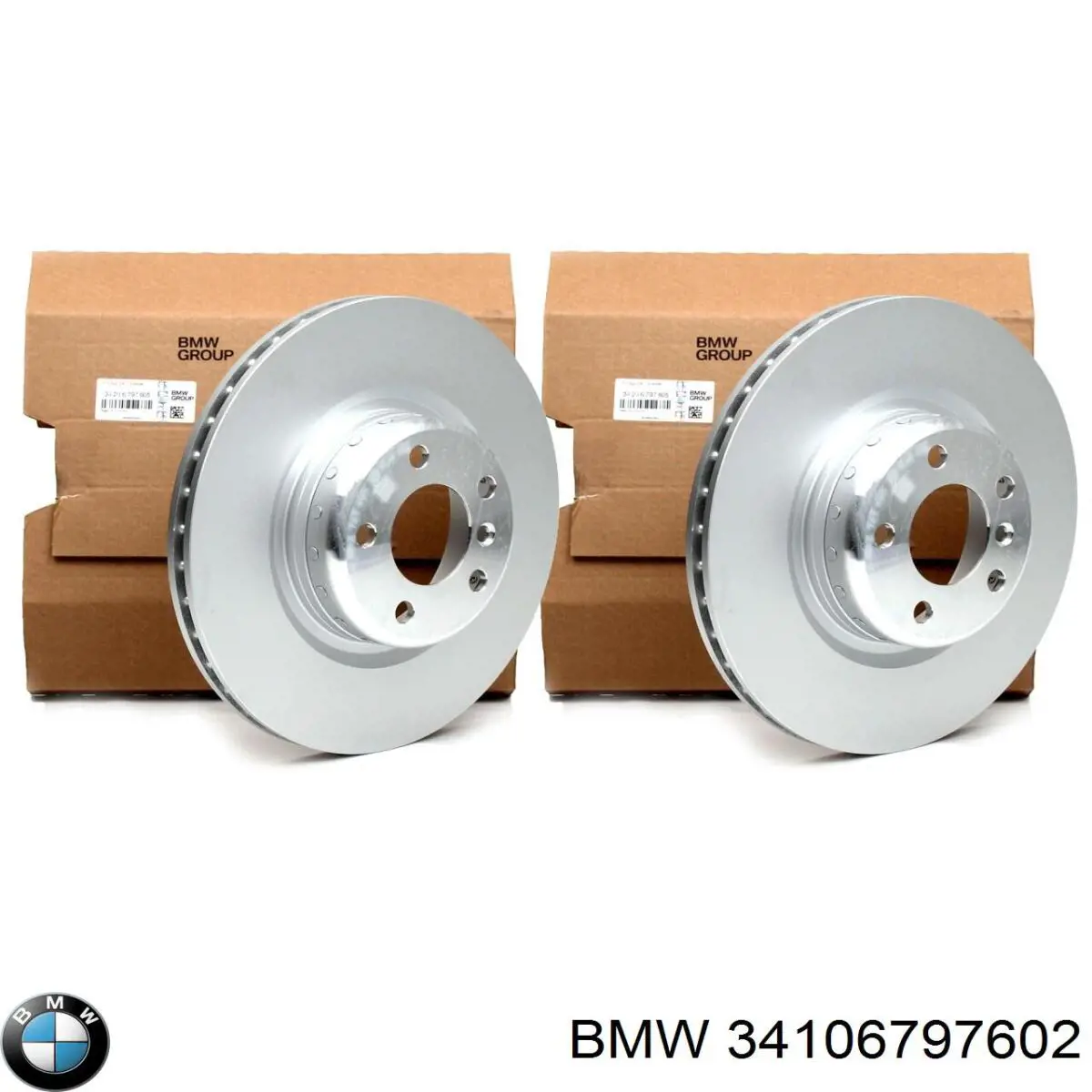 Disco de freno delantero BMW 34106797602