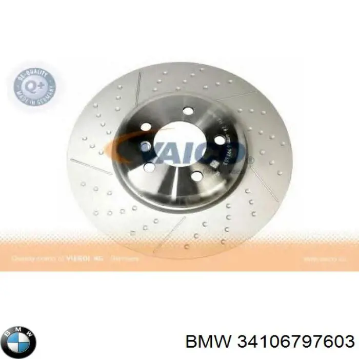 Disco de freno 34106797603 BMW