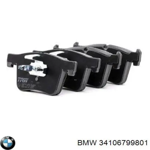 34106799801 BMW pastillas de freno delanteras