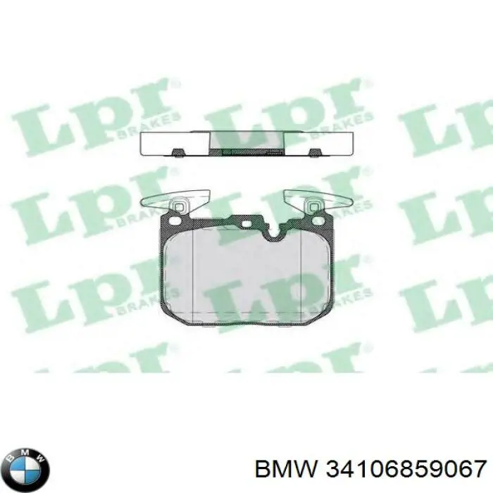 34106859067 BMW pastillas de freno delanteras