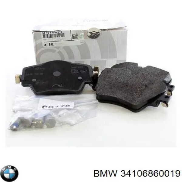 Comprar 34106860019 BMW Pastillas delanteras de freno