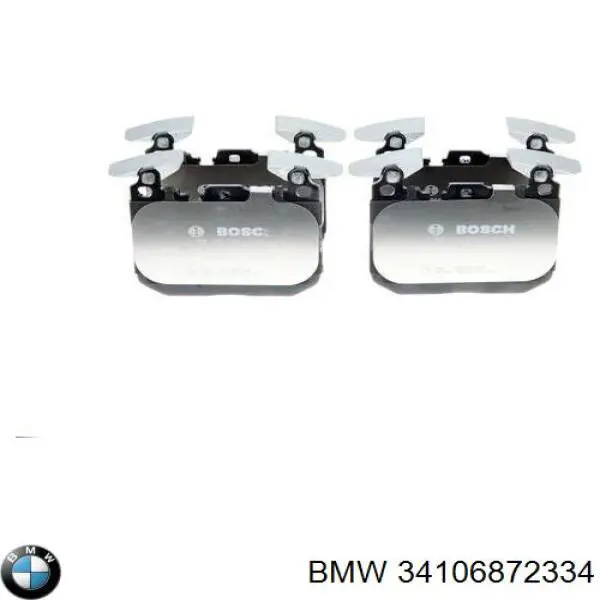 34106872334 BMW pastillas de freno delanteras