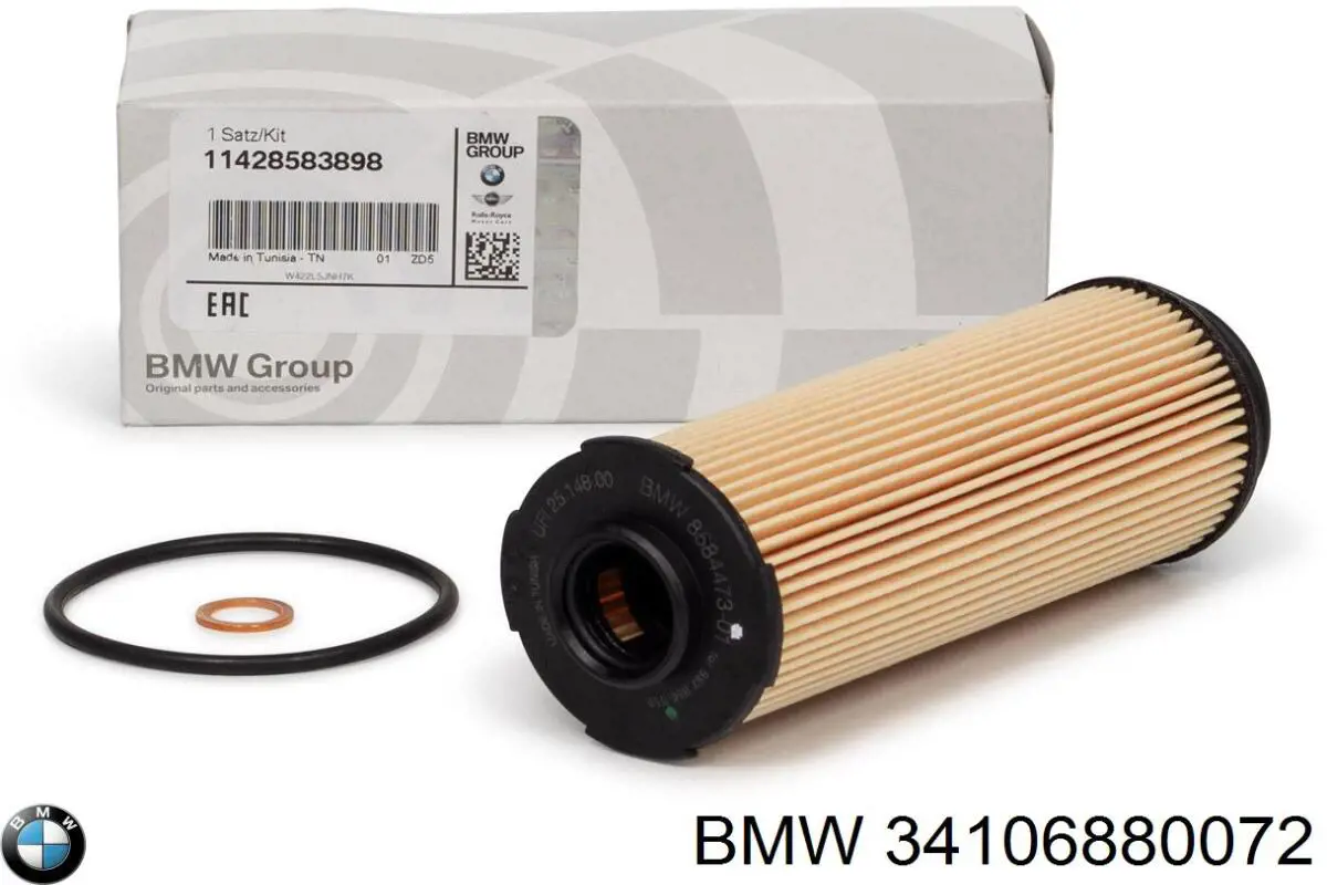 Disco de freno delantero BMW 34106880072